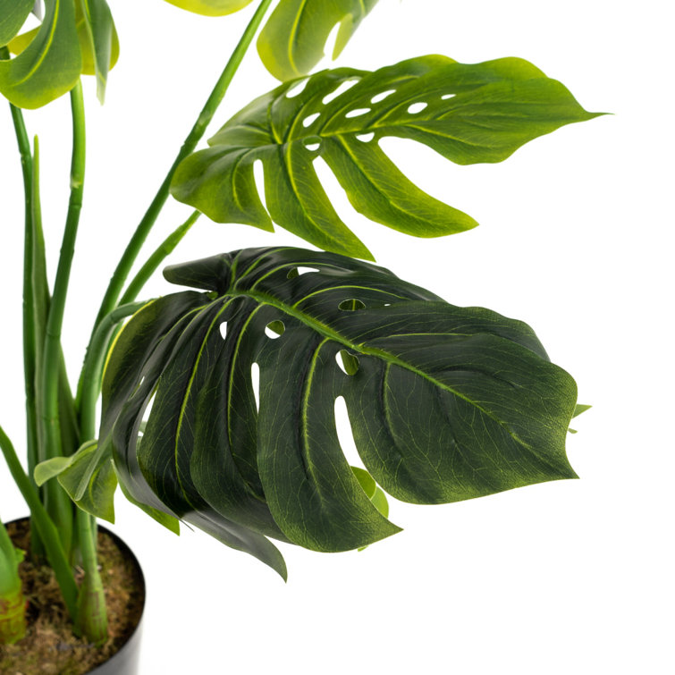 BIRCHCITY 36" Artificial Monstera Plant Faux Potted Monstera Plant